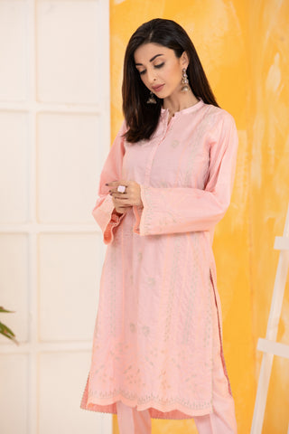 Lakhany 02 Piece Ready to Wear Embroidered Shirt & Trouser - LSM-2816