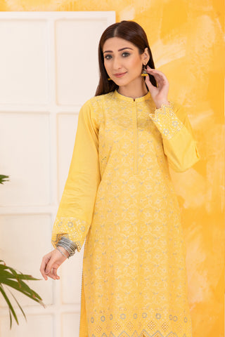Lakhany 02 Piece Ready to Wear Embroidered Shirt & Trouser -  LSM-2818
