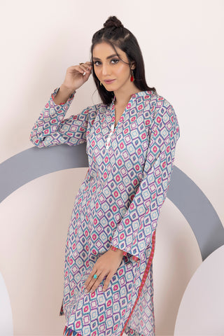 Lakhany 02 Piece Ready to Wear Printed Shirt & Trouser - LSM-3032