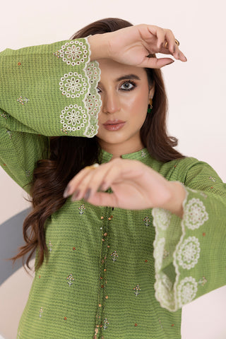 Lakhany 02 Piece Ready to Wear Embroidered Shirt & Trouser - LSM-3052