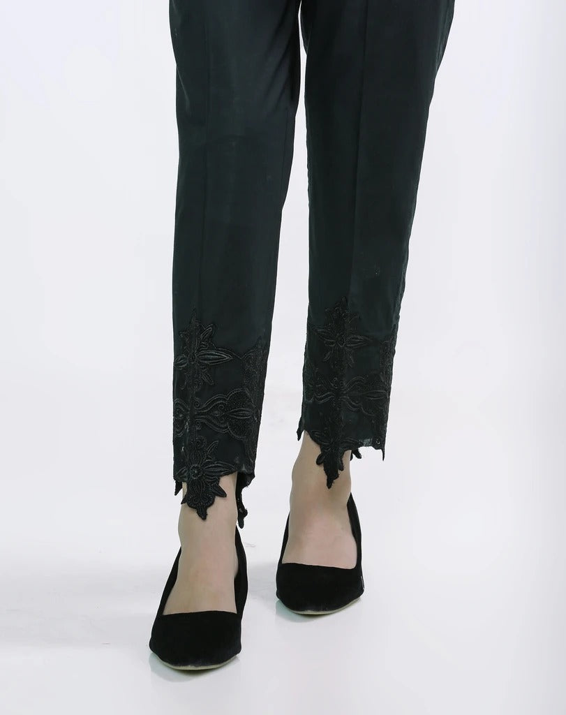 Lakhany 01 Piece Embroidered Stitched Trousers LSM-T-1612-Black