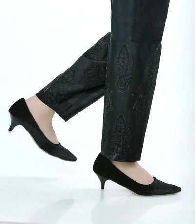 Lakhany 01 Piece Embroidered Stitched Trousers LSM-T-1614-Black