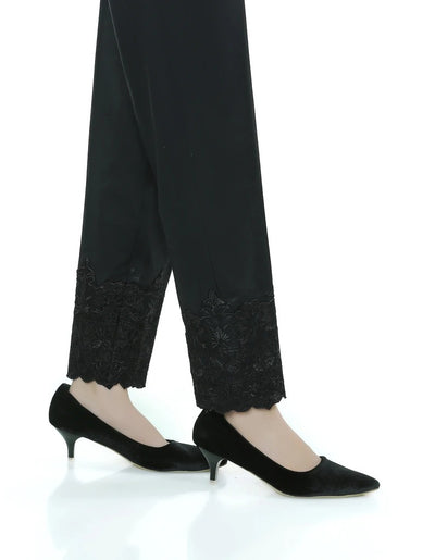 Lakhany 01 Piece Embroidered Stitched Trousers LSM-T-1618-Black