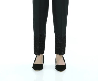 Lakhany 01 Piece Embroidered Stitched Trousers LSM-T-1618-Black