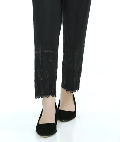 Lakhany 01 Piece Embroidered Stitched Trousers LSM-T-1623-Black
