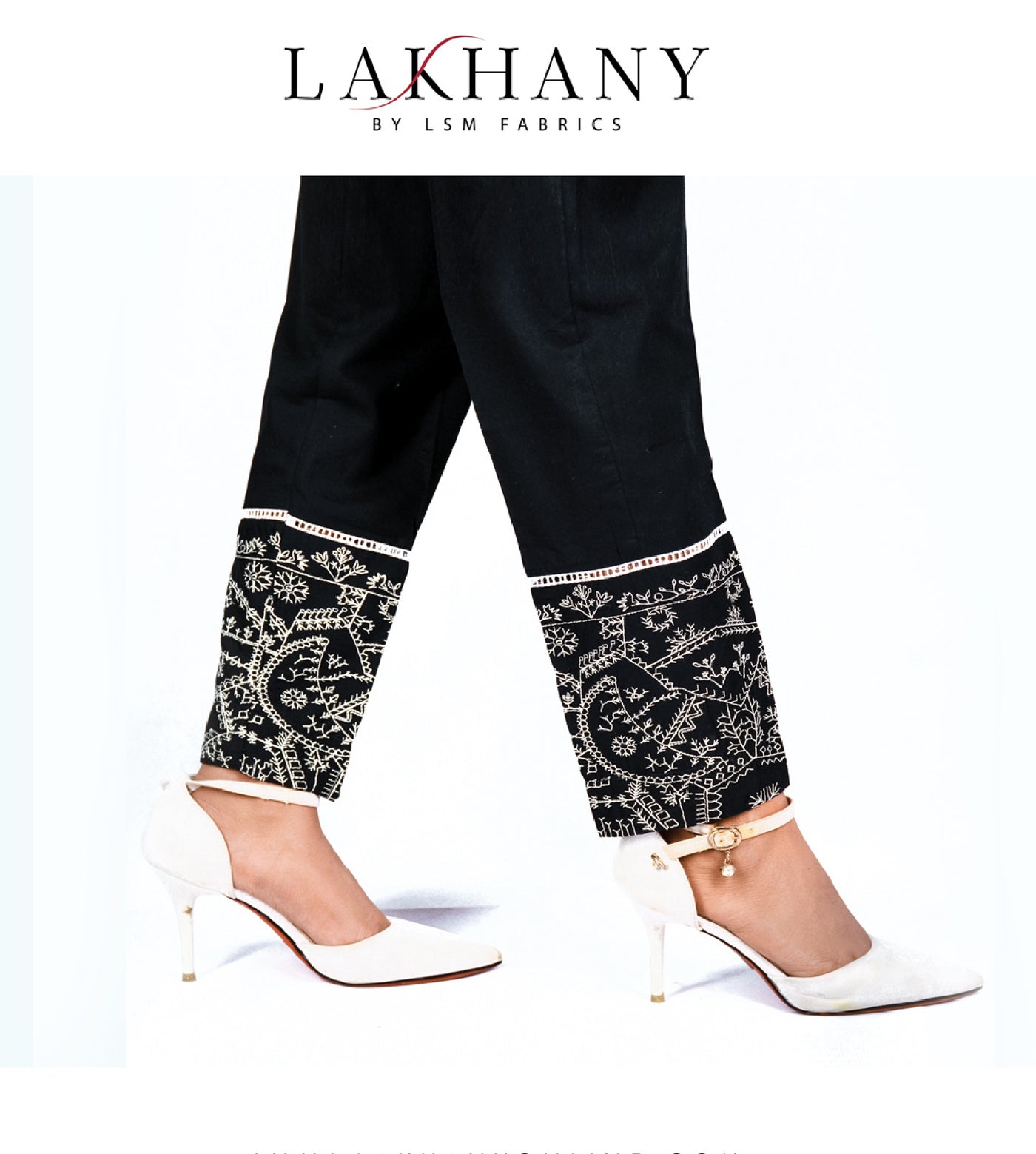 Lakhany 01 Piece Embroidered Stitched Bottoms LSM-T-2187 (B)