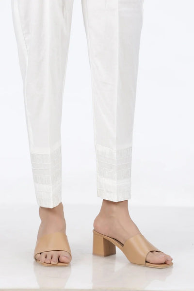 Lakhany 01 Piece Cambric Trousers LSM-T-2524-White