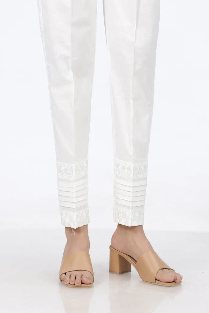Lakhany 01 Piece Cambric Trousers LSM-T-2529-White