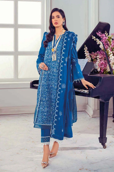 Gul Ahmed 3PC Swiss Voile Unstitched Embroidered Suit LSV-22007