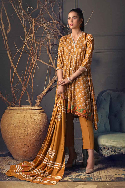 Gul Ahmed 3PC Printed Viscose Unstitched Suit LT-12038