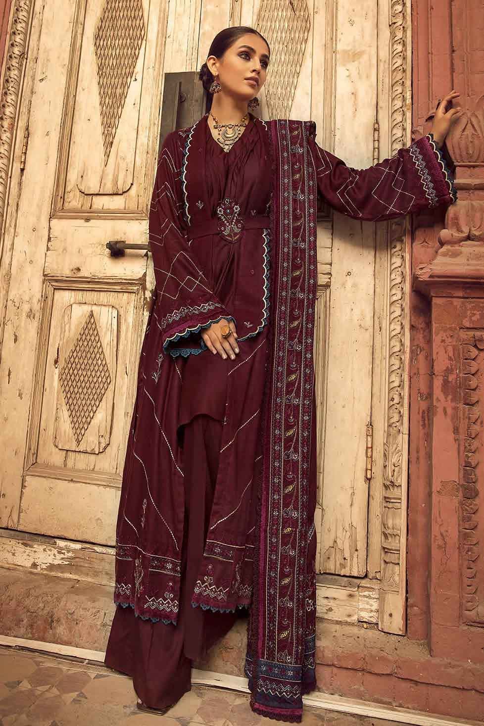 Gul Ahmed 3PC Unstitched Twill Linen Suit LT-22002
