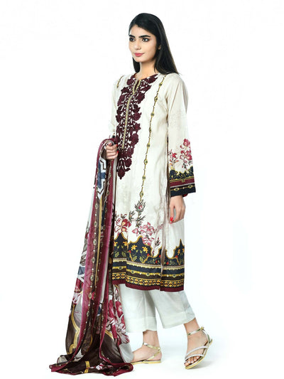 Ready to wear Limelight 2 Piece Embroidered Lawn Suit P-3477