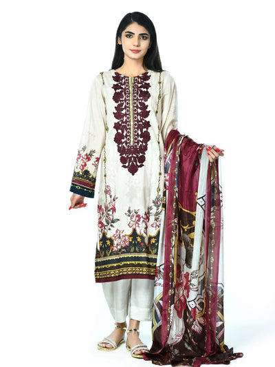 Ready to wear Limelight 2 Piece Embroidered Lawn Suit P-3477