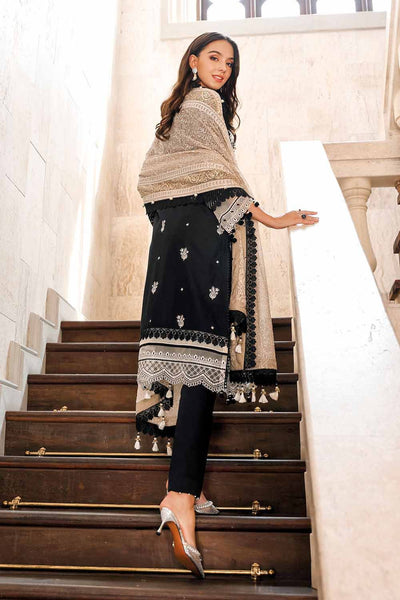 Gul Ahmed 3PC Premium Embroidered Chiffon Dupatta Unstitched Suit PM-32020