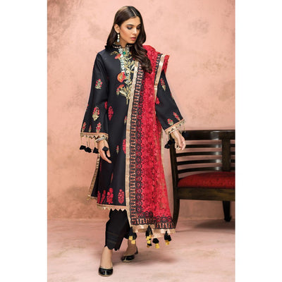 Gul Ahmed Embroidered Jacquard Unstitched 3 Piece Suit PM-330
