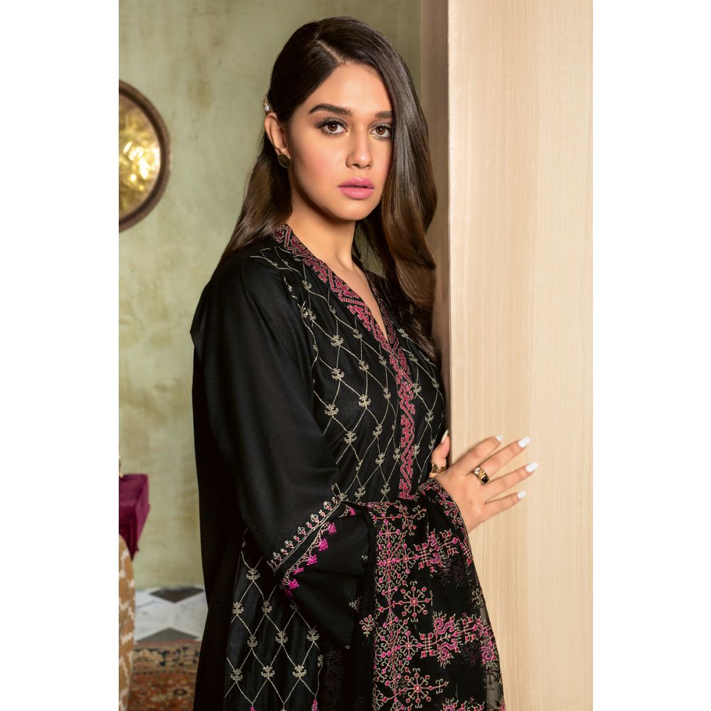 Gul Ahmed Embroidered Jacquard Unstitched 3 Piece Suit PM-358