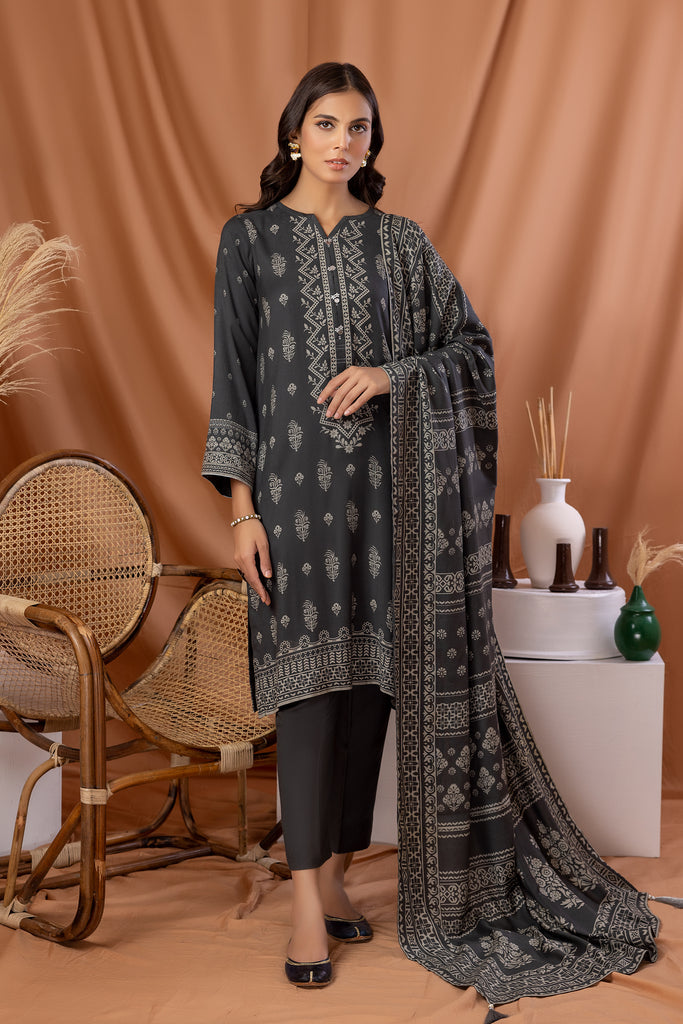 Lakhany 3 Piece Stitched Printed Pashmina Suit LSM-2931