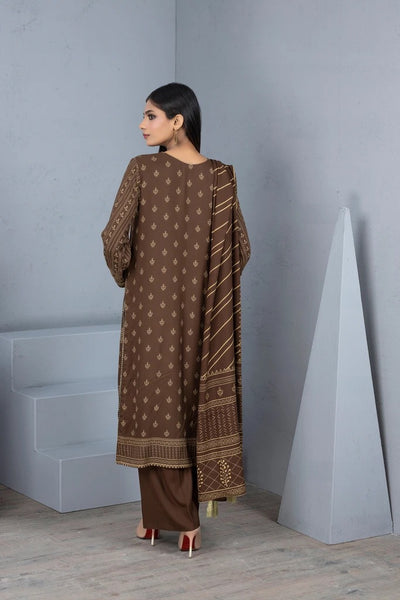 Lakhany 3 Piece Unstitched Printed Pashmina Suit PPC-304 B
