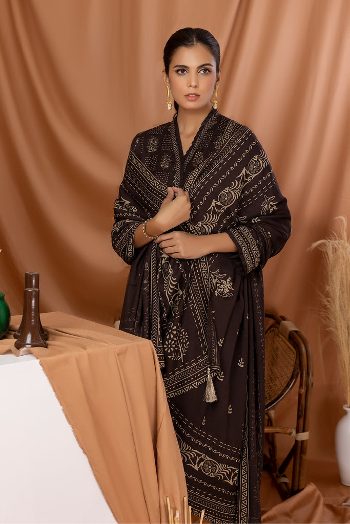 Lakhany 3 Piece Stitched Printed Pashmina Suit LSM-2922