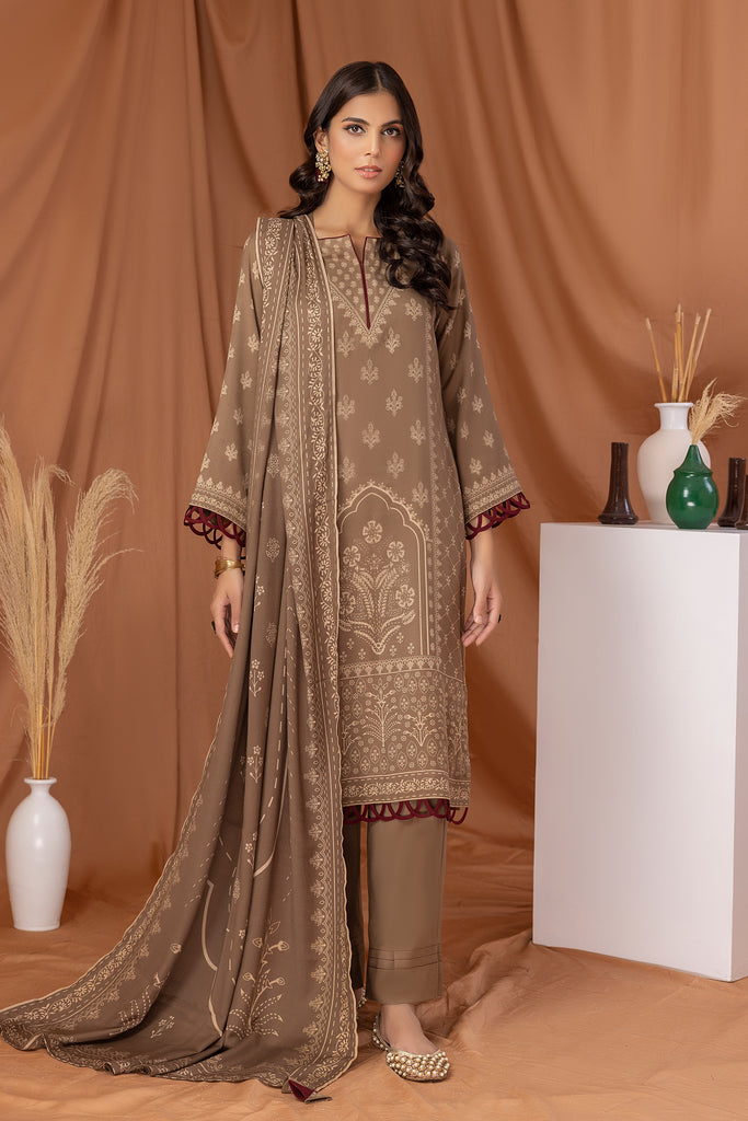 Lakhany 3 Piece Stitched Printed Pashmina Suit LSM-2940