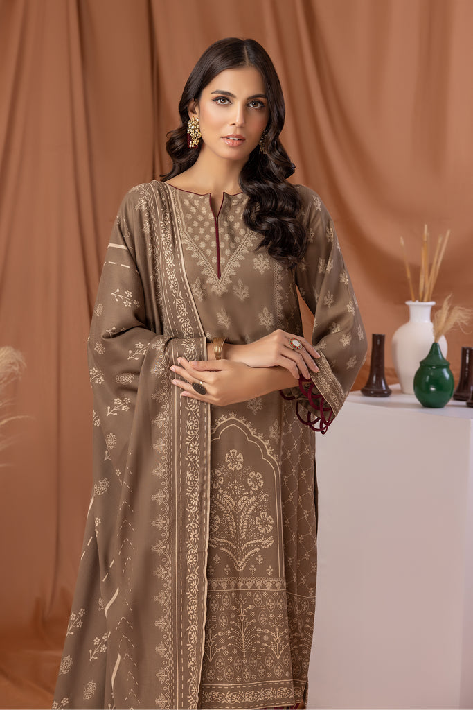 Lakhany 3 Piece Stitched Printed Pashmina Suit LSM-2940