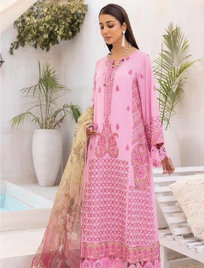 Charizma 3 Pc Stitched Embroidered Lawn RM-05