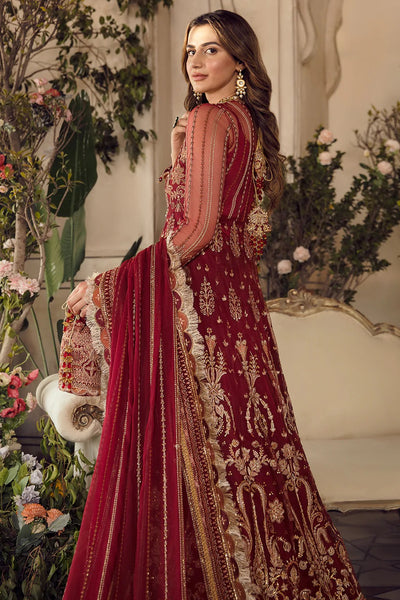 Afrozeh 3 Piece Stitched Net Embroidered Suit - SIENNA