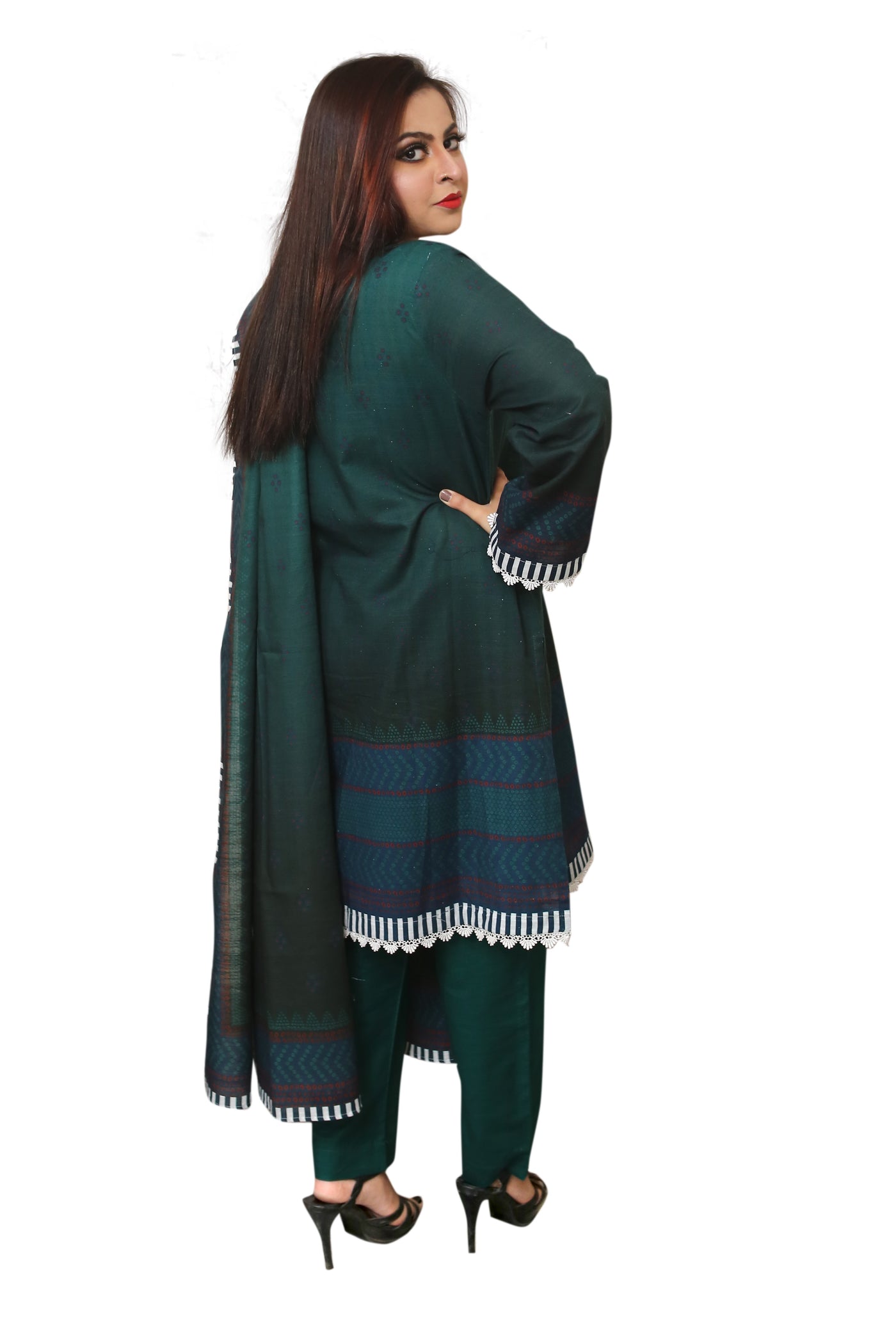 ZS Textile Salina Khaddar Printed Stitched 3 Piece Suit SKP5-001