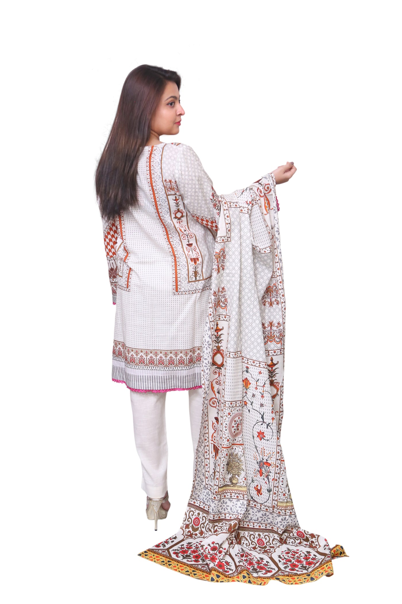ZS Textile Salina Khaddar Printed Stitched 3 Piece Suit SKP5-007