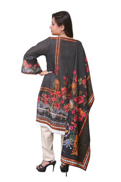 ZS Textile Salina Khaddar Printed Stitched 3 Piece Suit SKP5-009