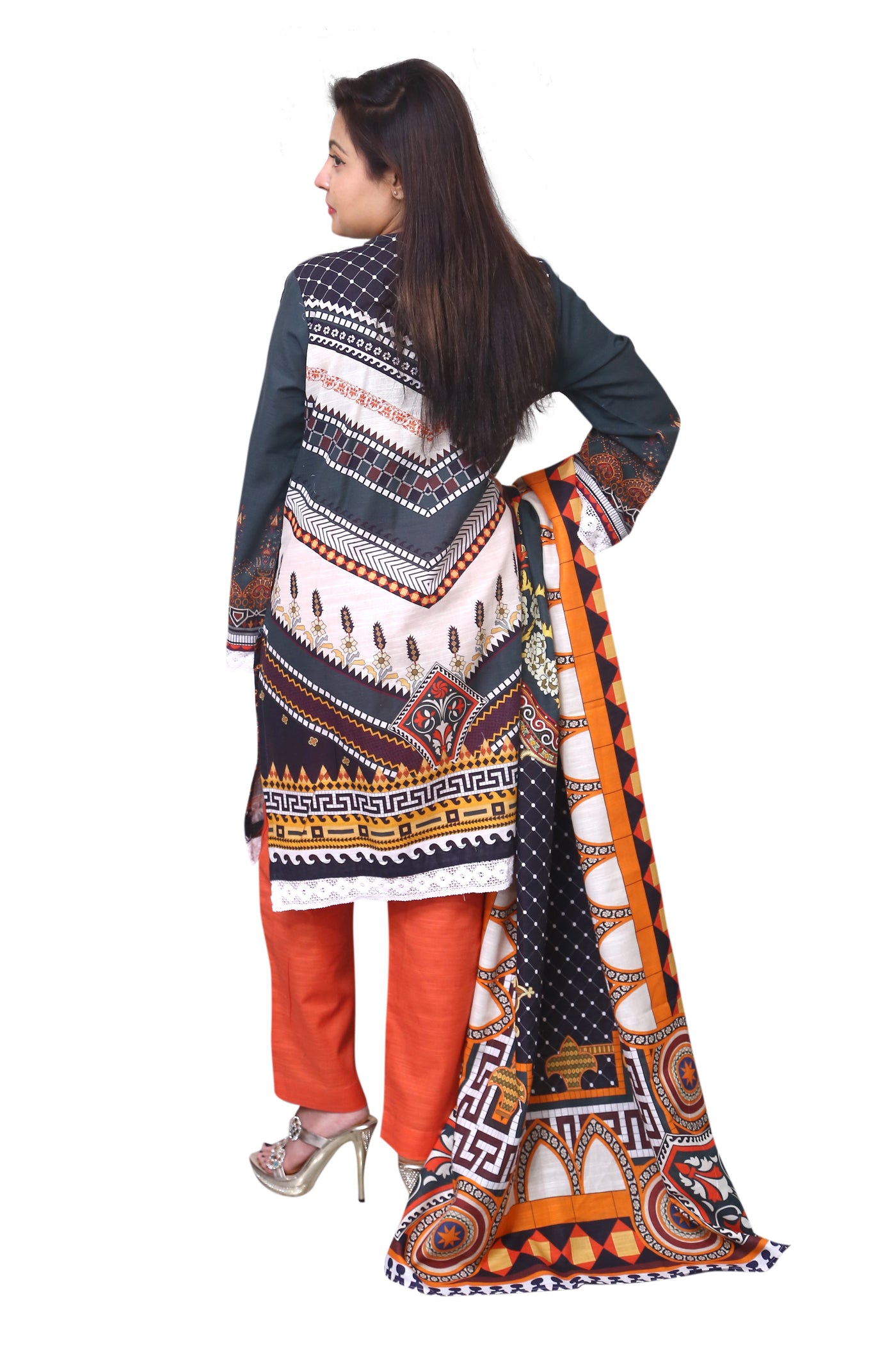 ZS Textile Salina Khaddar Printed Stitched 3 Piece Suit SKP5-011