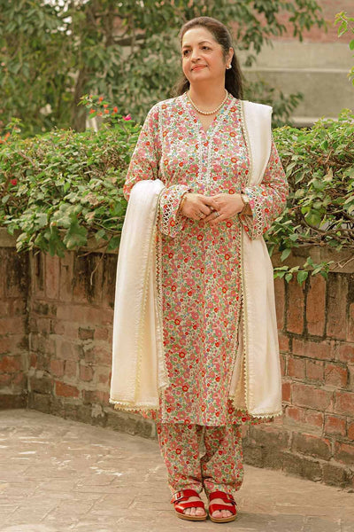 Gul Ahmed 1PC Lawn Unstitched Printed Fabric SL-32033