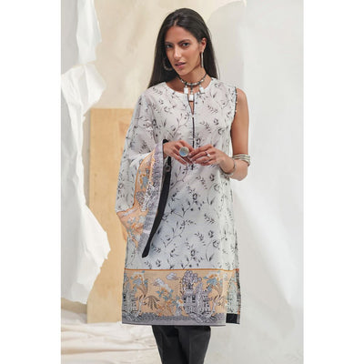 Ready to Wear Gul Ahmed Embroidered Lawn Stitched Kurties SL-686-ST