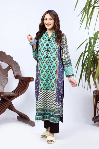 Lakhany 1 Piece Unstitched Summer Printed Lawn Shirt - SPK-2283