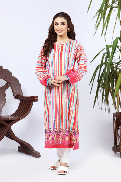 Lakhany 1 Piece Unstitched Summer Printed Lawn Shirt - SPK-2286