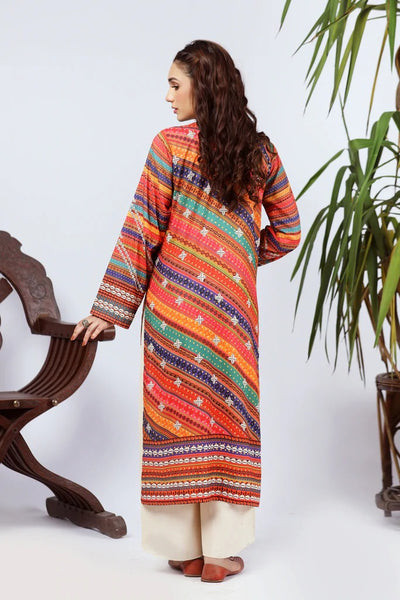 Lakhany 1 Piece Unstitched Summer Printed Lawn Shirt - SPK-2287