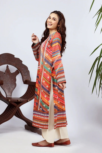 Lakhany 1 Piece Unstitched Summer Printed Lawn Shirt - SPK-2287