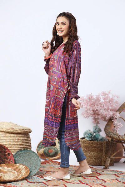 Lakhany 1 Piece Unstitched Summer Printed Lawn Shirt - SPK-2288