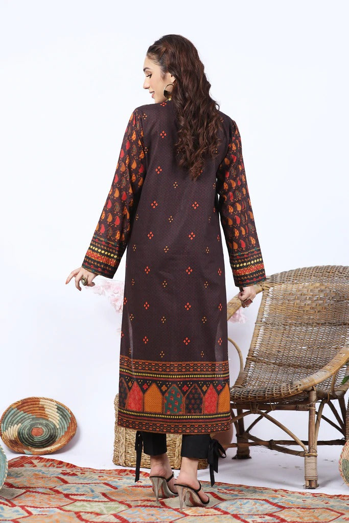Lakhany 1 Piece Unstitched Summer Printed Lawn Shirt - SPK-2289