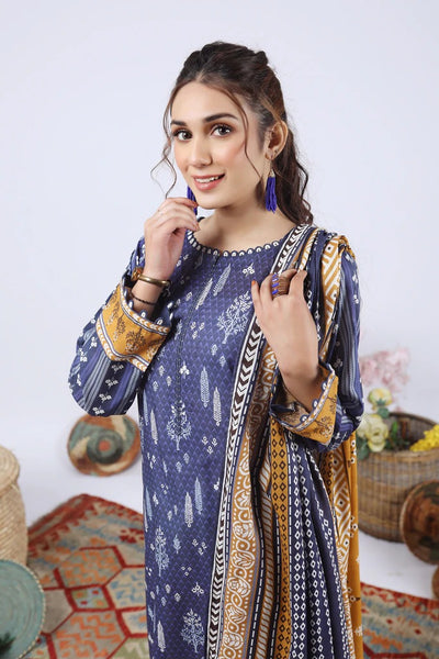 Lakhany 2 Piece Unstitched Summer Printed Lawn Suit - SPT-2261