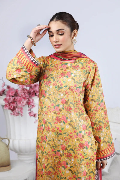 Lakhany 2 Piece Unstitched Summer Printed Lawn Suit - SPT-2266