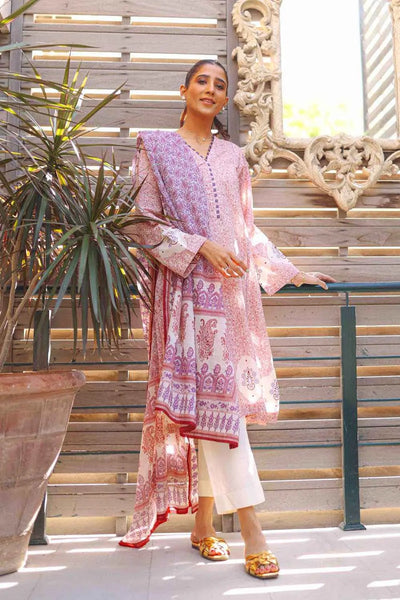 Gul Ahmed 2PC Unstitched Lacquer Printed Shirt Dupatta TL-22031