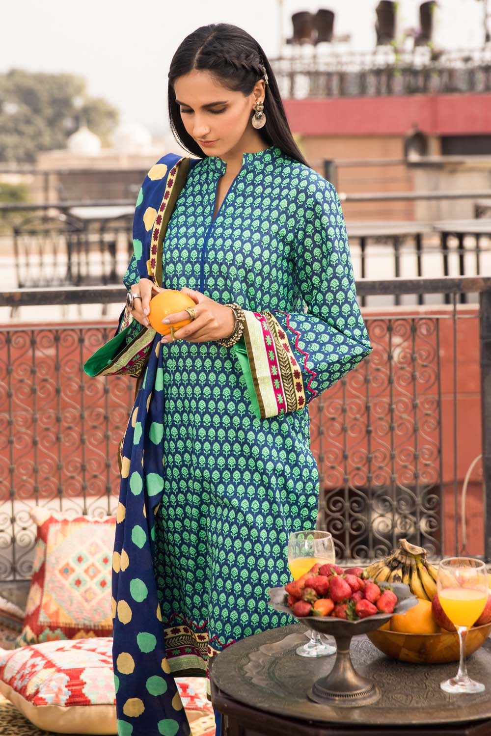 Gul Ahmed 2PC Unstitched Lawn Suit TL-307-A