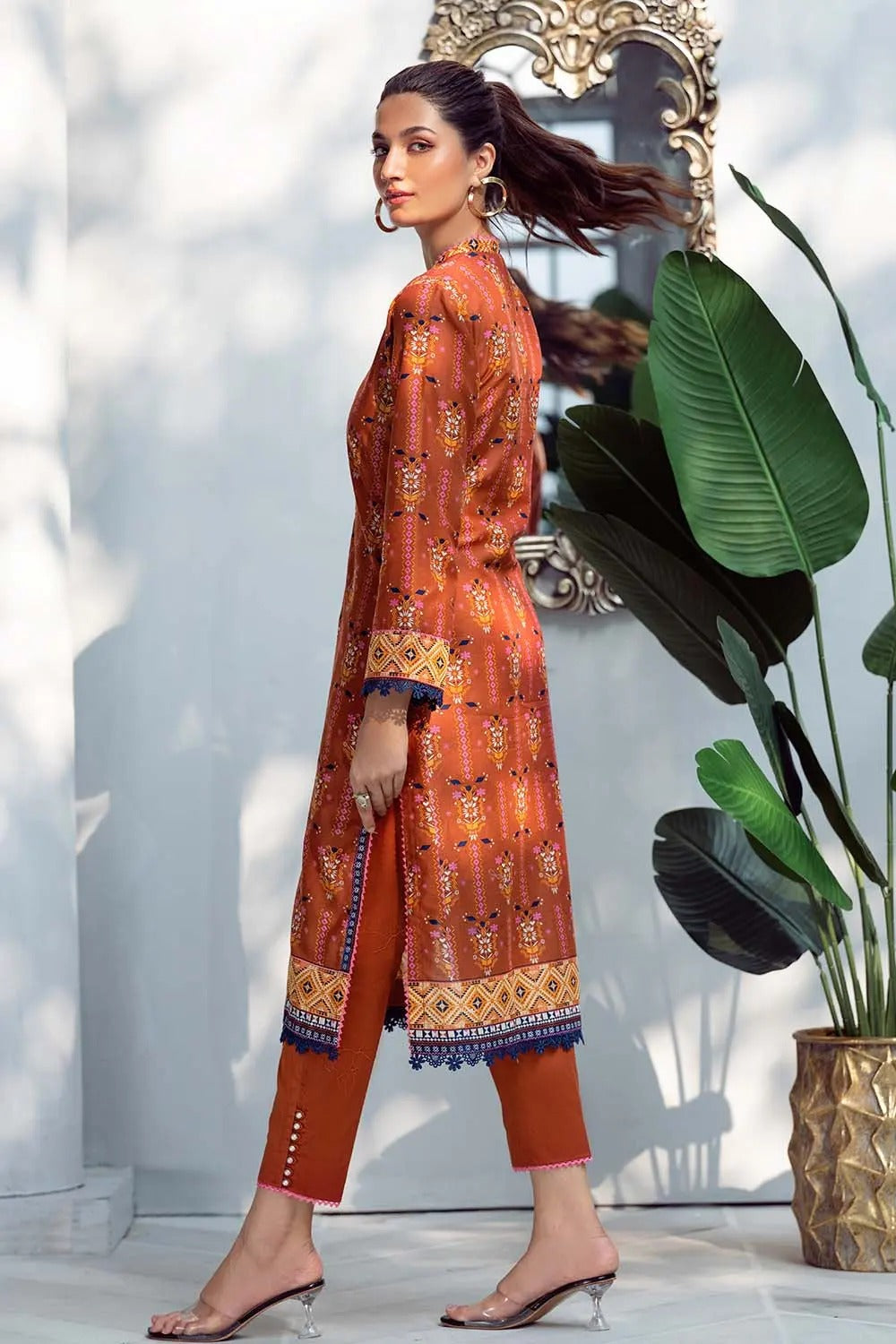 Gul Ahmed 2PC Unstitched Printed Lawn Suit TL-32015 A