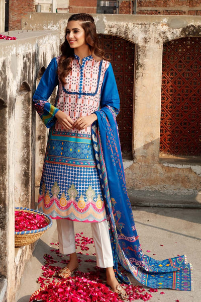 Gul Ahmed 2 Piece Unstitched Lawn Printed Suit TL-334-A