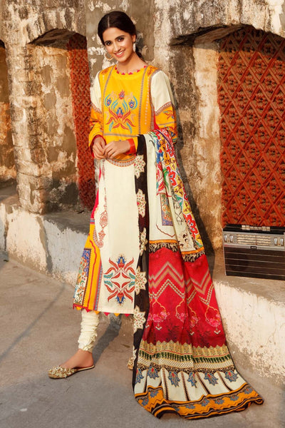 Gul Ahmed 2 Piece Unstitched Lawn Printed Suit TL-335