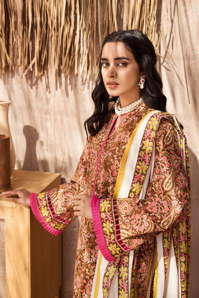 Gul Ahmed 2 Piece Unstitched Lawn Printed Suit TL-366-A
