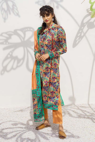 Gul Ahmed 2 Piece Unstitched Lawn Printed Suit TL-311-B