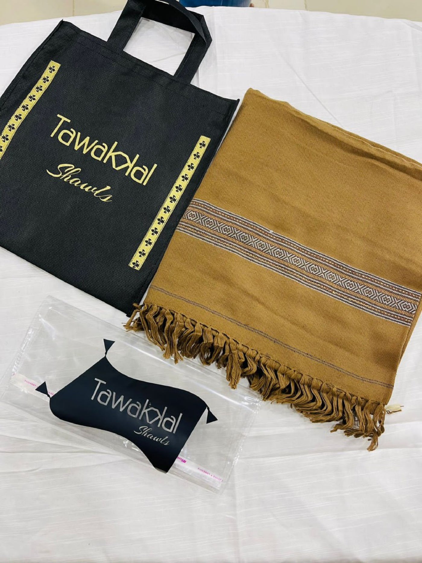Tawakkal Fabric 01 Piece Shawls Collection - D-10