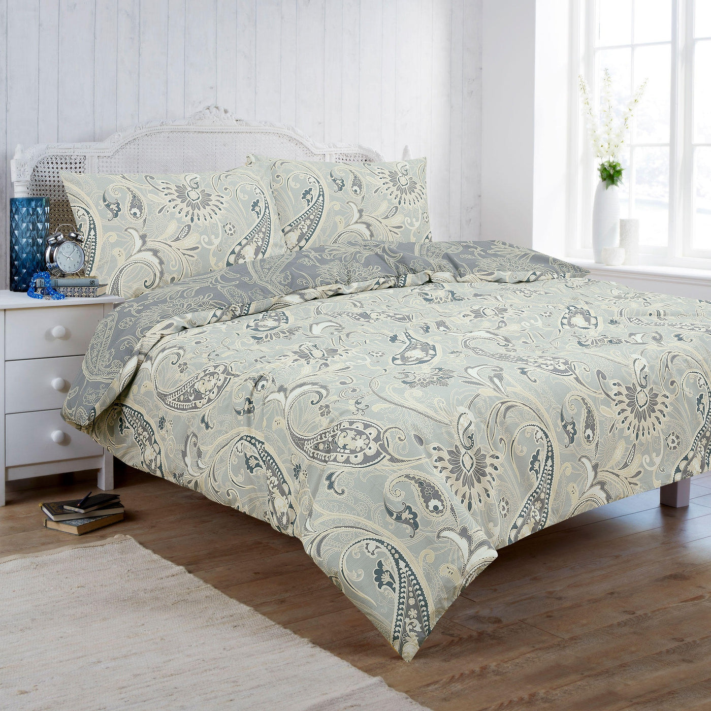 Vantona Gloria Floral Design Duvet Cover Set - Multi